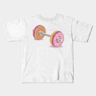 Donut Barbell Kids T-Shirt